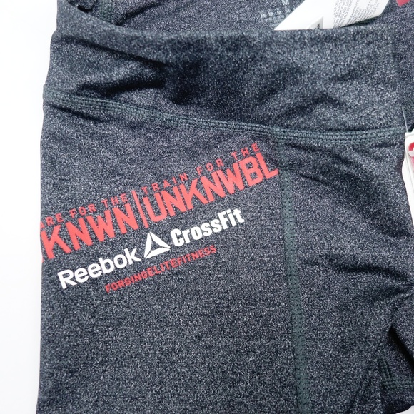 New Reebok Crossfit Chase Mid Gray Shorts - Picture 3 of 7